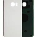 Back Cover Glass For Samsung Galaxy S7 Edge (Used OEM Pull: Grade A) (Silver)