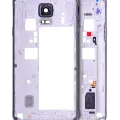 Mid-Frame Housing For Samsung Galaxy Note 4 (With Small Parts) (White)
