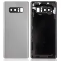 Back Cover Glass With Camera Lens For Samsung Galaxy Note 8 (No Logo) (Aftermarket Plus) (Silver)