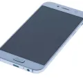 OLED Assembly With Frame For Samsung Galaxy A5 (A520 / 2017) (Aftermarket Plus) (Blue Mist)