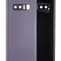 Back Cover Glass With Camera Lens For Samsung Galaxy Note 8 (Service Pack) (Orchid Gray)
