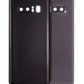 Back Cover Glass With Camera Lens For Samsung Galaxy Note 8 (Service Pack) (Midnight Black)
