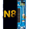 OLED Assembly With Frame For Samsung Galaxy Note 8 (Refurbished) (Deep Sea Blue)