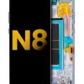 OLED Assembly With Frame For Samsung Galaxy Note 8 (Refurbished) (Orchid Gray)