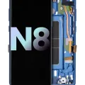 OLED Assembly With Frame For Samsung Galaxy Note 8 (Service Pack) (Deep Sea Blue)