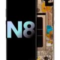 OLED Assembly With Frame For Samsung Galaxy Note 8 (Service Pack) (Maple Gold)