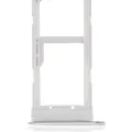 Dual Sim Card Tray For Samsung Galaxy S7 Edge (White)