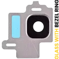 Back Camera Lens With Bezel Ring For Samsung Galaxy S8 (Arctic Silver)