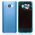 Back Cover Glass With Camera Lens For Samsung Galaxy S8 Plus (No Logo) (Aftermarket Plus) (Coral Blue)
