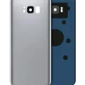 Back Cover Glass With Camera Lens For Samsung Galaxy S8 (No Logo) (Aftermarket Plus) (Arctic Silver)