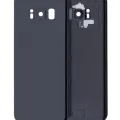 Back Cover Glass With Camera Lens For Samsung Galaxy S8 (No Logo) (Aftermarket Plus) (Midnight Black)
