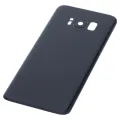 Back Cover Glass With Camera Lens For Samsung Galaxy S8 (No Logo) (Aftermarket Plus) (Midnight Black)