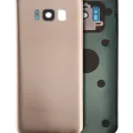 Back Cover Glass With Camera Lens For Samsung Galaxy S8 (No Logo) (Aftermarket Plus) (Maple Gold)