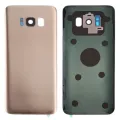 Back Cover Glass With Camera Lens For Samsung Galaxy S8 (No Logo) (Aftermarket Plus) (Maple Gold)