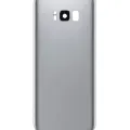 Back Cover Glass With Camera Lens For Samsung Galaxy S8 (Service Pack) (Arctic Silver)