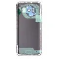 Back Cover Glass With Camera Lens For Samsung Galaxy S8 (No Logo) (Aftermarket Plus) (Coral Blue)