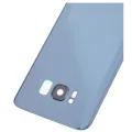 Back Cover Glass With Camera Lens For Samsung Galaxy S8 (No Logo) (Aftermarket Plus) (Coral Blue)