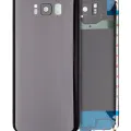 Back Cover Glass With Camera Lens For Samsung Galaxy S8 Plus (Service Pack) (Midnight Black)