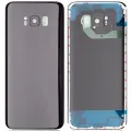 Back Cover Glass With Camera Lens For Samsung Galaxy S8 Plus (Service Pack) (Midnight Black)