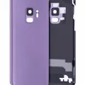 Back Cover Glass With Camera Lens For Samsung Galaxy S9 (Service Pack) (Lilac Purple)