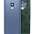 Back Cover Glass With Camera Lens For Samsung Galaxy S9 (Service Pack) (Coral Blue)