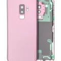 Back Cover Glass With Camera Lens For Samsung Galaxy S9 Plus (Service Pack) (Lilac Purple)
