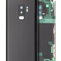 Back Cover Glass With Camera Lens For Samsung Galaxy S9 Plus (Service Pack) (Midnight Black)