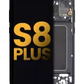 Дисплейний модуль (OLED) з рамкою для Samsung Galaxy S8 Plus (Service Pack) (Midnight Black)