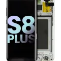 OLED Assembly With Frame For Samsung Galaxy S8 Plus (Service Pack) (Arctic Silver)