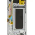OLED Assembly With Frame For Samsung Galaxy S8 Plus (Service Pack) (Arctic Silver)