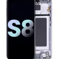 OLED Assembly With Frame For Samsung Galaxy S8 (Service Pack) (Orchid Gray)