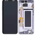 OLED Assembly With Frame For Samsung Galaxy S8 (Service Pack) (Orchid Gray)