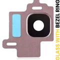 Back Camera Lens With Bezel Ring For Samsung Galaxy S8 (Rose Gold)