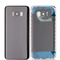 Back Cover Glass With Camera Lens For Samsung Galaxy S8 Plus (No Logo) (Aftermarket Plus) (Midnight Black)