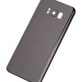 Back Cover Glass With Camera Lens For Samsung Galaxy S8 Plus (No Logo) (Aftermarket Plus) (Midnight Black)