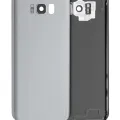 Back Cover Glass With Camera Lens For Samsung Galaxy S8 Plus (No Logo) (Aftermarket Plus) (Arctic Silver)