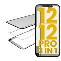 OCA Master 3-in-1 (Glass With OCA Pre-Installed + Frame) For iPhone 12 / 12 Pro