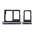 Sim Card Tray For Samsung Galaxy J8 (J810 / 2018) (Black) (2 Piece Set)