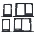 Sim Card Tray For Samsung Galaxy J8 (J810 / 2018) (Black) (2 Piece Set)