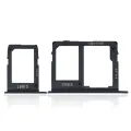 Sim Card Tray For Samsung Galaxy J8 (J810 / 2018) (Black) (2 Piece Set)