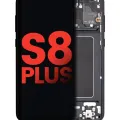 OLED Assembly With Frame For Samsung Galaxy S8 Plus (Aftermarket Plus) (Midnight Black)