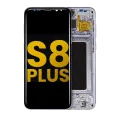 OLED Assembly With Frame For Samsung Galaxy S8 Plus (Refurbished) (Arctic Silver)