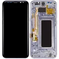OLED Assembly With Frame For Samsung Galaxy S8 Plus (Refurbished) (Arctic Silver)