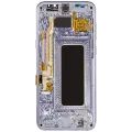 OLED Assembly With Frame For Samsung Galaxy S8 Plus (Refurbished) (Arctic Silver)