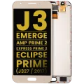 LCD Assembly Without Frame For Samsung Galaxy J3 (J327 / 2017) / Emerge / Amp Prime 2 / Express Prime 2 / Eclipse / Prime (Refurbished) (Gold)