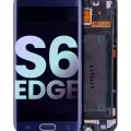 OLED Assembly With Frame For Samsung Galaxy S6 Edge (CDMA: Verizon / Sprint) (Service Pack) (Black Sapphire)