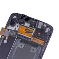 OLED Assembly With Frame For Samsung Galaxy S6 Edge (CDMA: Verizon / Sprint) (Service Pack) (Black Sapphire)