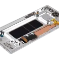 OLED Assembly With Frame For Samsung Galaxy Note 9 (Refurbished) (Cloud Silver)