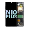 OLED Assembly With Frame For Samsung Galaxy Note 10 Plus / 5G (Service Pack) (Aura Black)