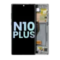 OLED Assembly With Frame For Samsung Galaxy Note 10 Plus / 5G (Service Pack) (Aura Glow / Silver)